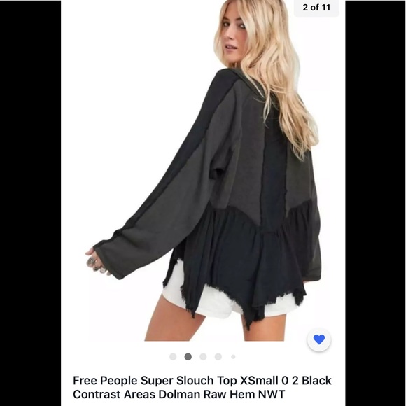 Free People Tops - Free People Slouchy Swing Top